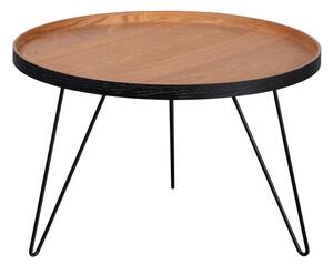 Konferenční stolek WOOOD Zilver, ø 59 cm