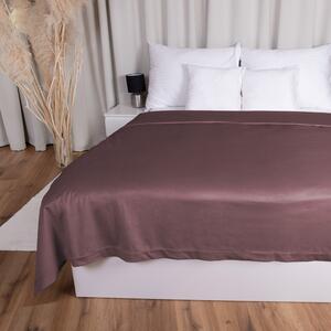 Biante Sametový přehoz na postel Velvet Premium SVP-019 Hnědofialový 140x200 cm