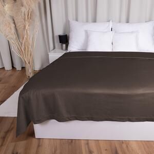 Biante Sametový přehoz na postel Velvet Premium SVP-016 Tmavě hnědý 140x200 cm
