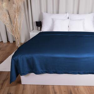 Biante Sametový přehoz na postel Velvet Premium SVP-029 Námořnická modrá 140x200 cm