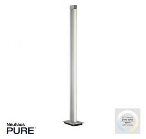 PAUL NEUHAUS PURE LINES LED stojací svítidlo, hliník, stmívatelné, otočné, vypínač 2700-5000K