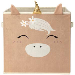 Úložný box Brown Unicorn, 32x32x30 cm, hnědá