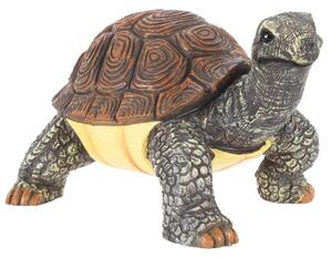 Zahradní figurka z polyresinu Large Turtle, 19x28 cm, vícebarevná