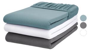 Livarno® Žerzejové napínací prostěradlo, 140–160 x 200 cm (100399578)