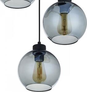 Light for home - Závěsné svítidlo 2832 CUBUS GRAPHITE, 3 x E27 Max 60W, kolo, 3xE27 Max 60W, E27, Černá