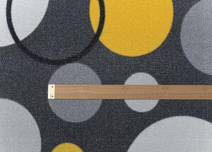 Breno Metrážový koberec EXPO NEW 95, šíře role 500 cm, Šedá, Vícebarevné
