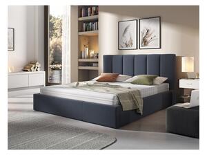 Čalouněná manželská postel 180x200 LUBBOCK 1 - modrá