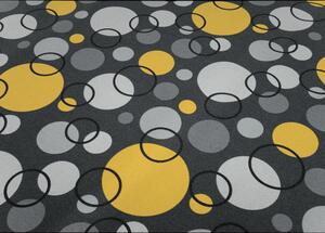 Breno Metrážový koberec EXPO NEW 95, šíře role 400 cm, Šedá, Vícebarevné