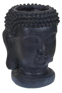 KERAMICKÝ KVĚTINÁČ BUDDY 26X35 CM TMAVOSIVA