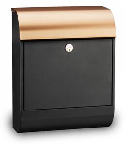 Poštovní schránka Pearl - černá/měď