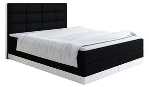 Čalouněná postel 180x200 LILLIANA 1 - černá / bílá