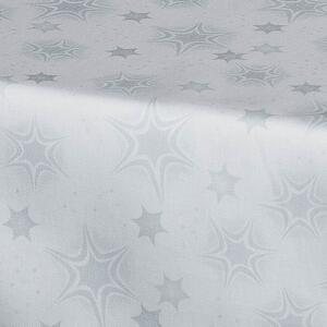 Ubrus Veba GARBO tisk Vánoční hvězdy bílá Velikost: 40x120 cm