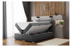 Pohodlná studentská postel SILVIE 120x200 - světle šedá