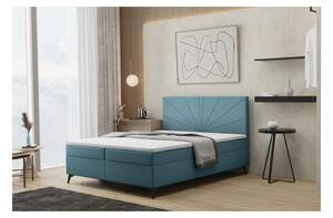 Manželská postel FILOMENA 140x200 - modrá