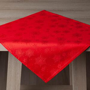 Ubrus Veba GARBO Velké vánoční hvězdy červená Velikost: 80x80 cm