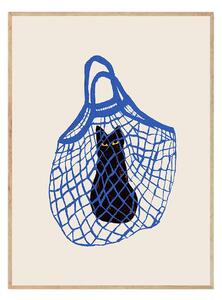 THE POSTER CLUB Plakát The Cat’s In The Bag, Chloe Purpero Johnson, 30 x 40