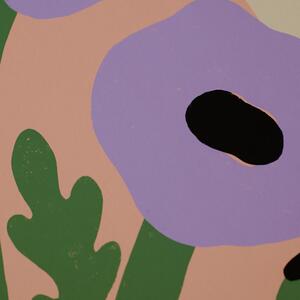 THE POSTER CLUB Plakát Purple Poppies, Madelen Möllard, 30 x 40