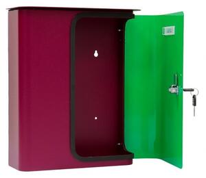 Rottner vodotěsná poštovní schránka SPLASHY Berry + neonově zelená