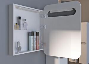 Koupelnová skříňka na stěnu Juventa Costa PrM-90 (se zrcadlem) (s LED). 803026