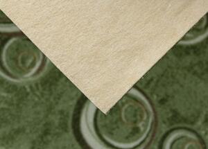 Breno Metrážový koberec DROPS 24, šíře role 400 cm, Zelená, Vícebarevné