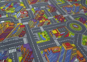 Breno Metrážový koberec BIG CITY 97, šíře role 400 cm, Vícebarevné