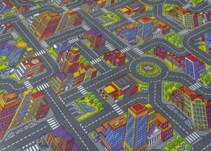 Breno Metrážový koberec BIG CITY 97, šíře role 400 cm, Vícebarevné