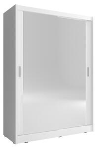 Zrcadlová skříň s posuvnými dveřmi 150 cm MARVAN - bílá
