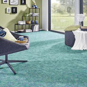 Breno Metrážový koberec CAPRIOLO 72, šíře role 500 cm, Modrá