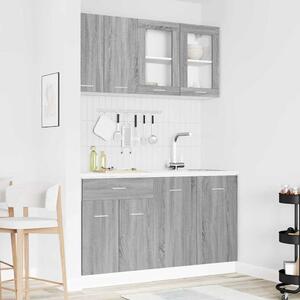 Kuchyňská jednotka LYON 4 ks Šedý Sonoma Kompozitní dřevo 3388346
