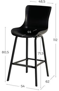 Sophie Element - jídelní barová židle Hartman s alu podnoží Barva: Carbon Black