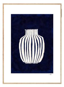 THE POSTER CLUB Plakát Blue Vase, Ana Frois, 30 x 40
