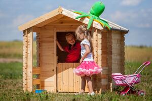 Herold Dětský dřevěný domek M501 175x130x145cm