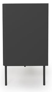 Antracitově šedá komoda Tenzo Switch, 130 x 83 cm