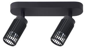Bodové svítidlo Vertical, 2x černé kovové stínítko, b