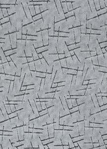 Breno Metrážový koberec NICOSIA 93, šíře role 400 cm, Šedá, Vícebarevné