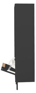 Antracitově šedý botník Tenzo Switch, 62 x 131 cm