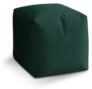 Sablio Taburet Cube Lesní zelená 2 - 40x40x40 cm