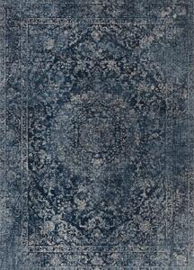 Breno Kusový koberec BELIZE 72412/500, Modrá, Vícebarevné, 67 x 130 cm