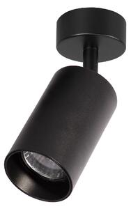 Bodové svítidlo Pipe, 1x černé kovové stínítko, b