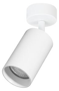 Bodové svítidlo Pipe, 1x bílé kovové stínítko, w
