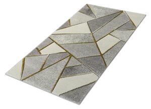 Breno Kusový koberec DIAMOND 22647/957, Šedá, Vícebarevné, 80 x 150 cm