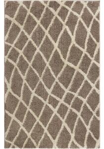 Breno Kusový koberec NANO SHAG 625/GY6D, Hnědá, Vícebarevné, 100 x 150 cm