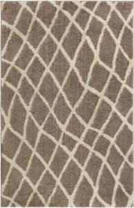 Breno Kusový koberec NANO SHAG 625/GY6D, Hnědá, Vícebarevné, 100 x 150 cm