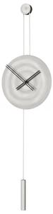 Mclocks Designové nástěnné hodiny SER45002 Serenity antique silver-black-silver 90cm