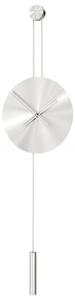 Mclocks Designové nástěnné hodiny SER45015 Serenity mat silver-silver-silver 90cm