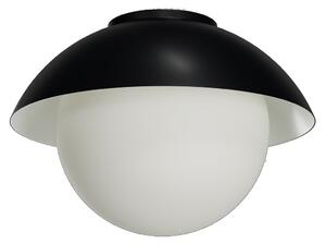 OS LUK60002 LUKIDA 2 stropní/nástěnné skleněné svítidlo černá / bílá IP65 3000 K 20W LED - OSMONT
