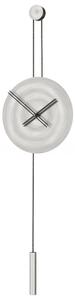 Mclocks Designové nástěnné hodiny SER45003 Serenity antique silver-black 90cm