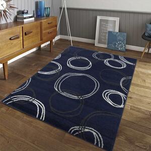Breno Kusový koberec LOTTO 290/HY4B, Modrá, Vícebarevné, 100 x 150 cm