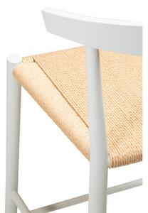 Bílá barová židle DAN-FORM Denmark Sava, výška 91,5 cm