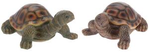 Zahradní figurka z polystonu Turtles, sada 2ks, 10x12,5 cm, vícebarevná